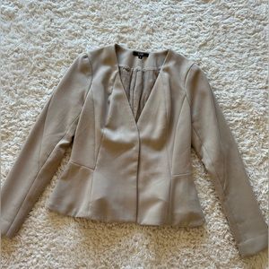 Tan Blazer Jacket - size Med